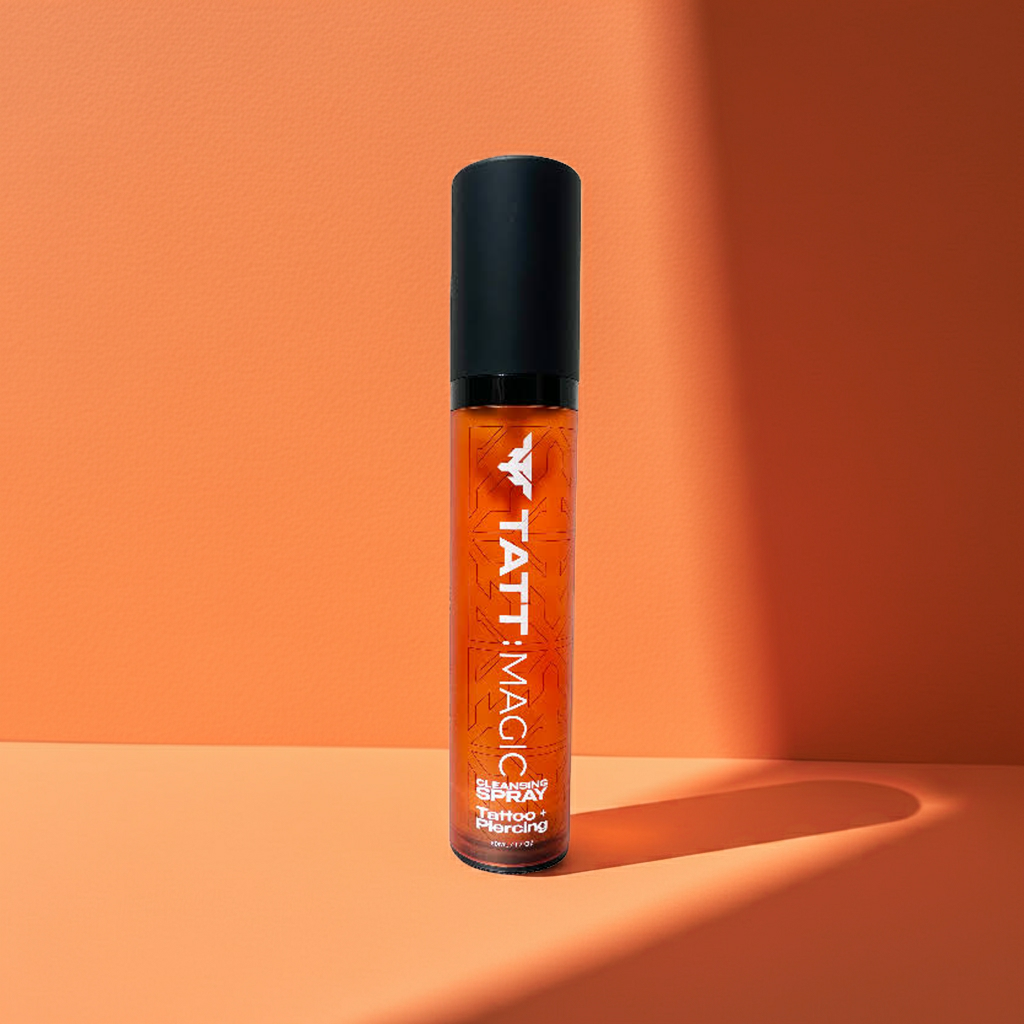 Meet the Cleansing Spray: Effortless Clean for Fresh Tattoos & Piercings