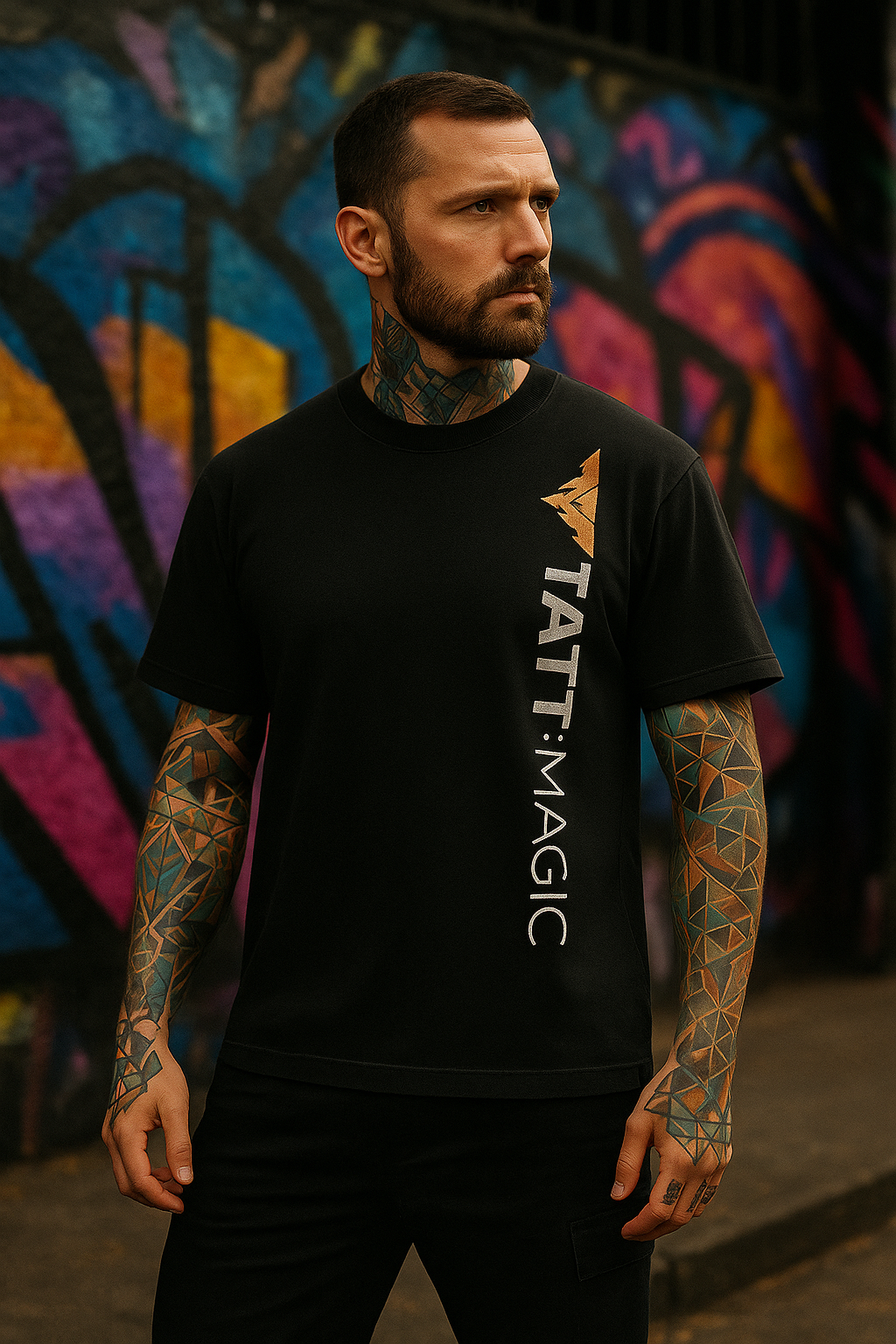 Tatt:Magic Vertical Logo T-Shirt