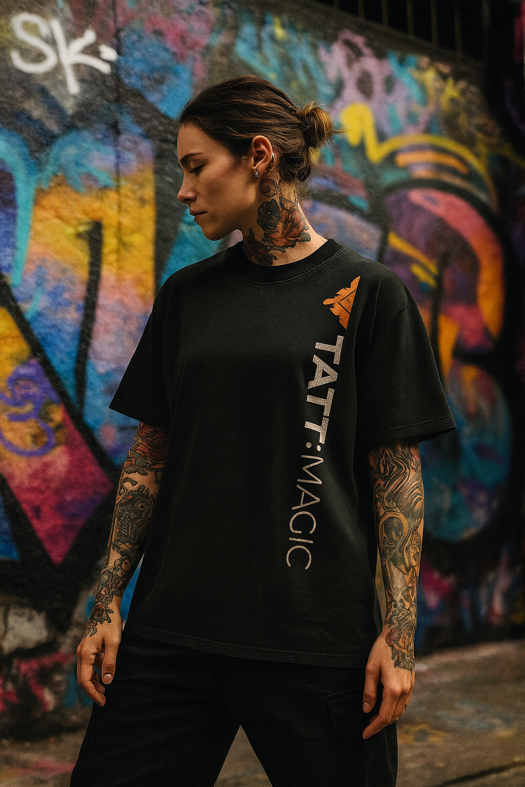 Tatt:Magic Vertical Logo T-Shirt