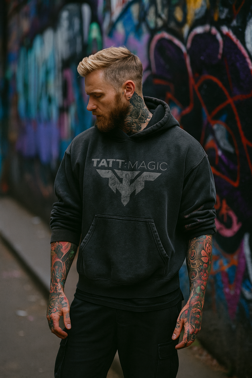 Tatt:Magic Ghost Logo Hoodie