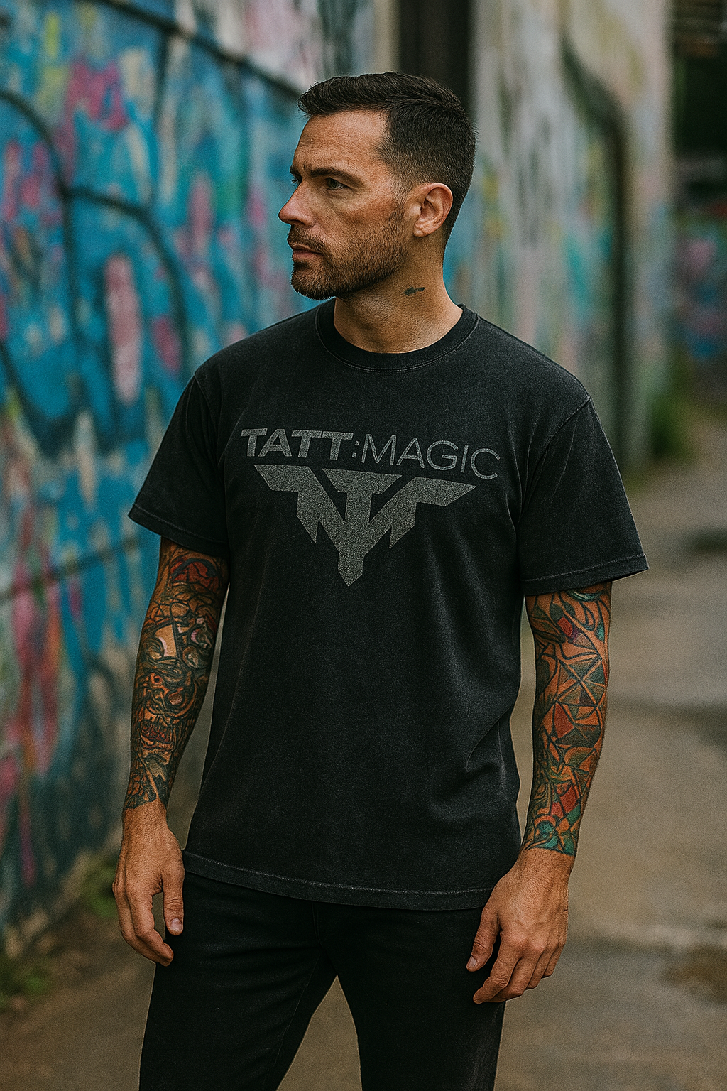 Tatt:Magic Ghost Logo T-Shirt